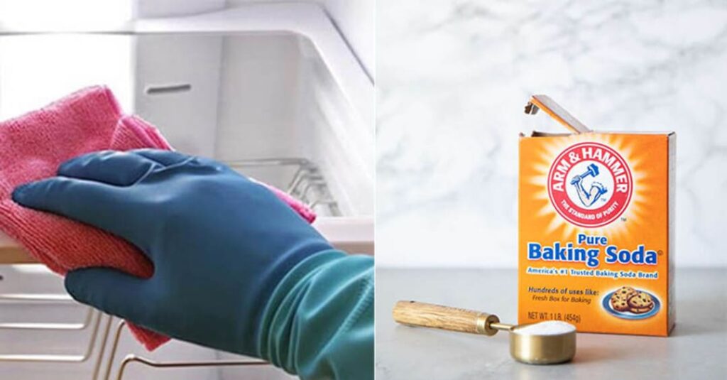 Vệ sinh tủ lạnh bằng Baking Soda