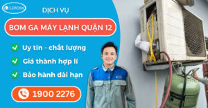 bơm ga máy lạnh quận 12 suadienlanhlimosa