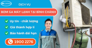 bơm ga máy lạnh tại Bình Chánh suadienlanhlimosa