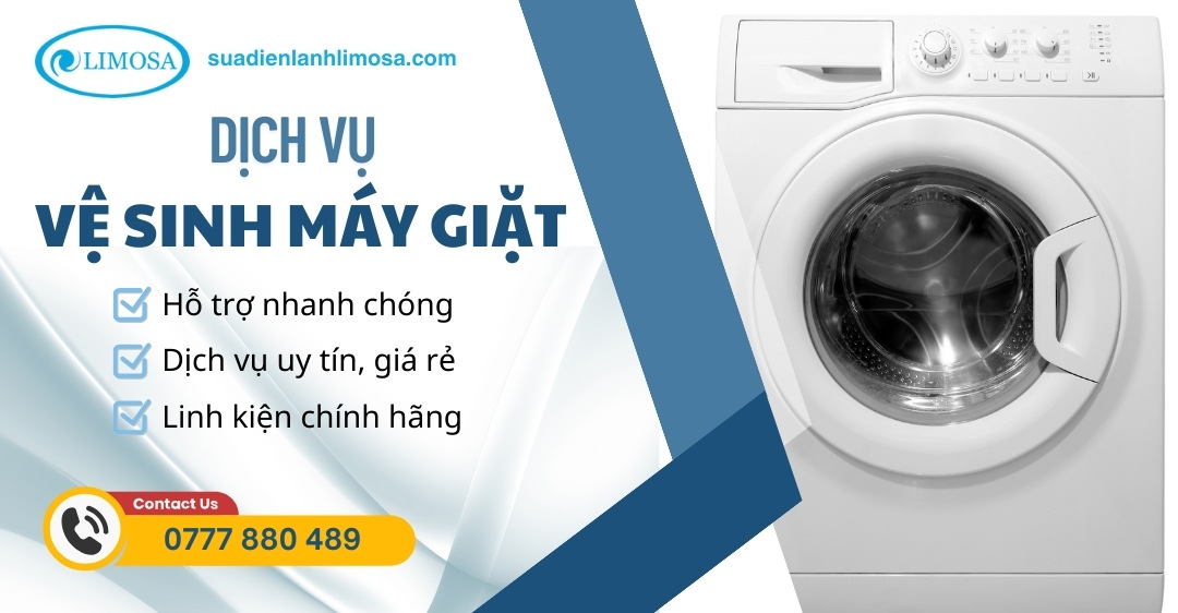 Dịch Vụ Vệ Sinh Máy Giặt Tại Nhà TP. HCM - Giá Rẻ, Sạch Sẽ