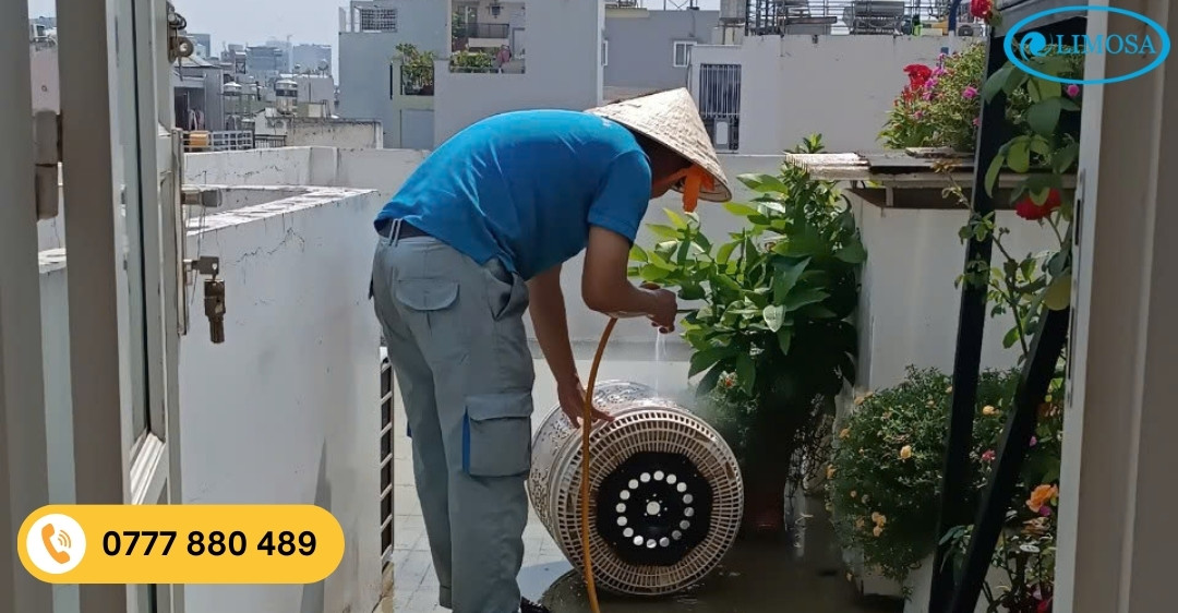 Thợ vệ sinh máy giặt chuyên nghiệp tại Sửa Điện Lạnh Limosa