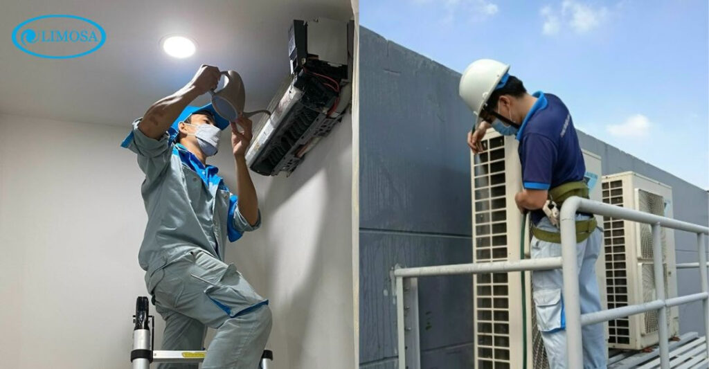 Sửa Máy Lạnh Tại Nhà 24/7 Có Mặt Trong 30 Phút Tại TPHCM Sửa máy lạnh âm trần tại sửa điện lạnh Limosa