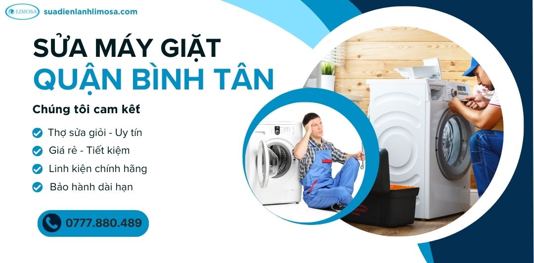 sửa máy giặt quận Bình Tân