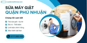 sửa máy giặt quận Phú Nhuận