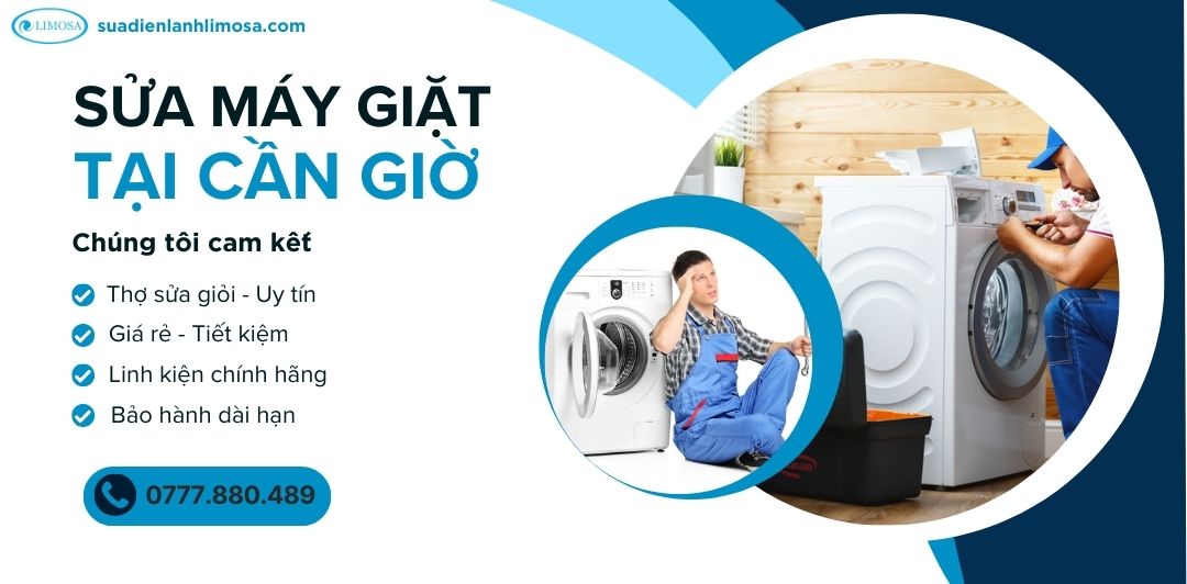 sửa máy giặt tại Cần Giờ