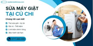 sửa máy giặt tại Củ Chi