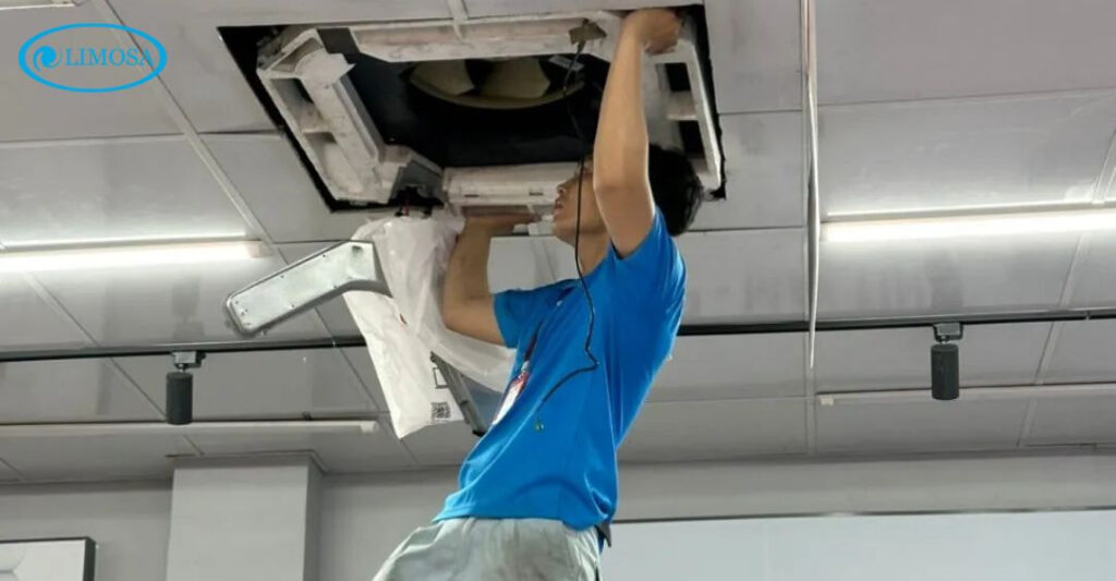Sửa Máy Lạnh Tại Nhà 24/7 Có Mặt Trong 30 Phút Tại TPHCM Sửa máy lạnh âm trần tại sửa điện lạnh Limosa