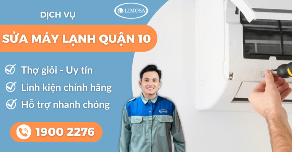 sửa máy lạnh quận 10 suadienlanhlimosa