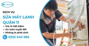 Sửa máy lạnh quận 11 tại Sửa Điện Lạnh Limosa