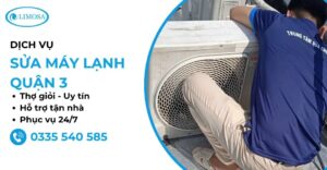 Sửa máy lạnh quận 3 tại Sửa ĐIện Lạnh Limosa