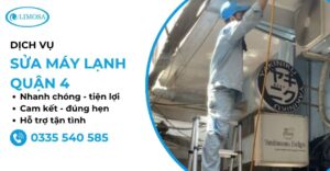 Sửa máy lạnh quận 4 tại Sửa Điện Lạnh Limosa