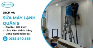 Dịch vụ sửa máy lạnh quận 5 của Sửa Điện Lạnh Limosa