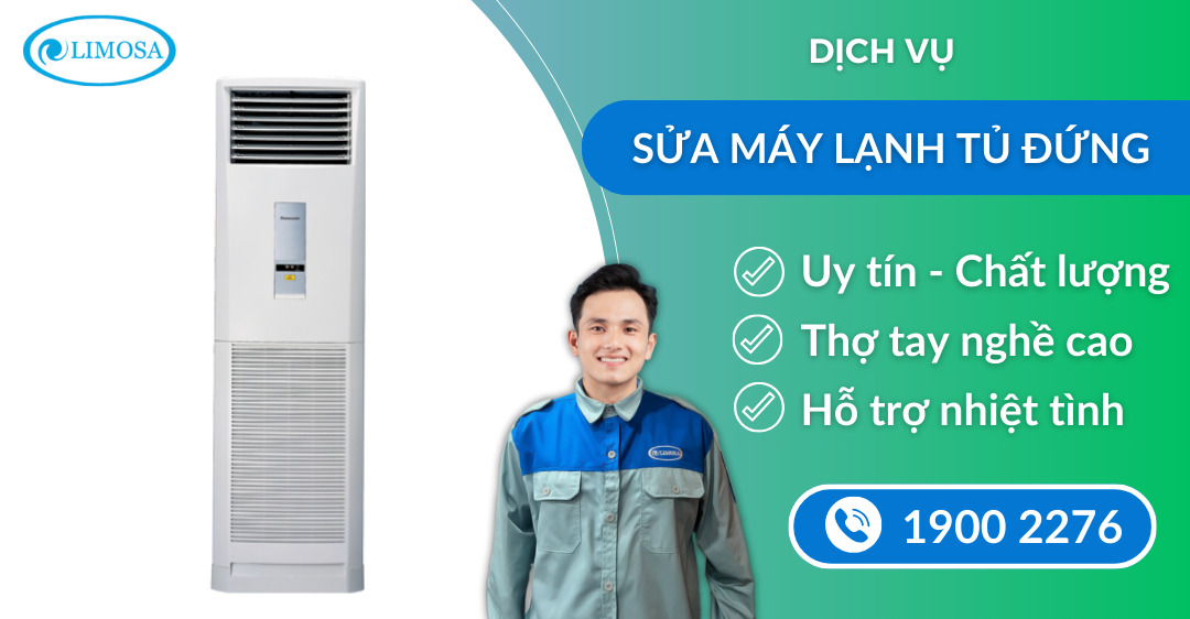 sửa máy lạnh tủ đứng suadienlanhlimosa