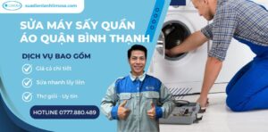 sửa máy sấy quần áo quận Bình Thạnh