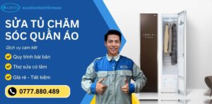 sửa tủ chăm sóc quần áo