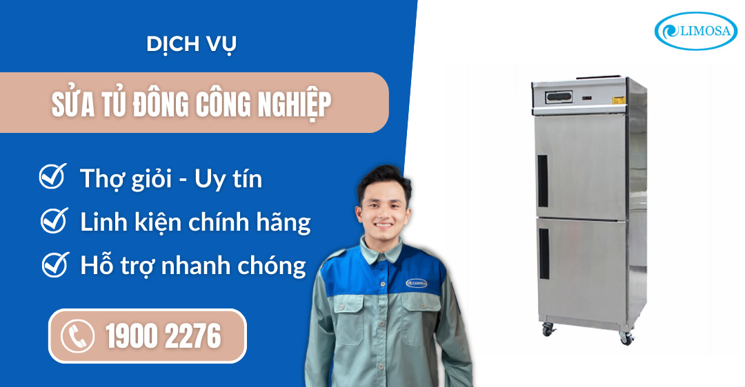 sửa tủ đông công nghiệp suadienlanhlimosa