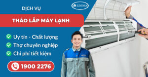 tháo lắp máy lạnh suadienlanhlimosa