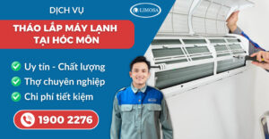 tháo lắp máy lạnh tại Hóc Môn suadienlanhlimosa