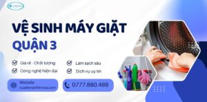 vệ sinh máy giặt quận 3