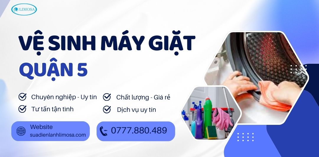 vệ sinh máy giặt quận 5