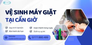 vệ sinh máy giặt tại Cần Giờ