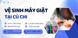 vệ sinh máy giặt tại Củ Chi