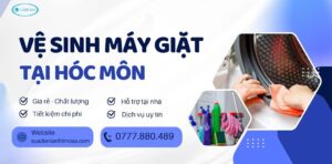 vệ sinh máy giặt tại Hóc Môn