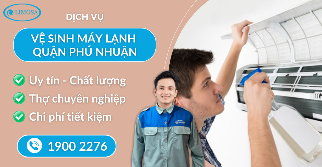 vệ sinh máy lạnh quận Phú Nhuận suadienlanhlimosa