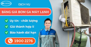 bảng giá bơm ga máy lạnh suadienlanhlimosa