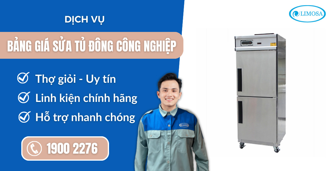 bảng giá sửa tủ đông công nghiệp suadienlanhlimosa