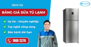 bảng giá sửa tủ lạnh suadienlanhlimosa