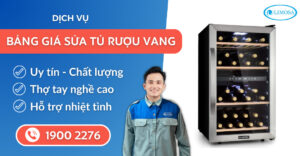 bảng giá sửa tủ rượu vang suadienlanhlimosa