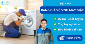 bảng giá vệ sinh máy giặt suadienlanhlimosa