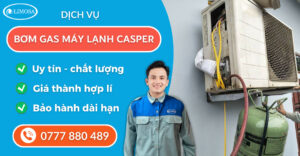 Bơm gas máy lạnh Casper suadienlanhlimosa