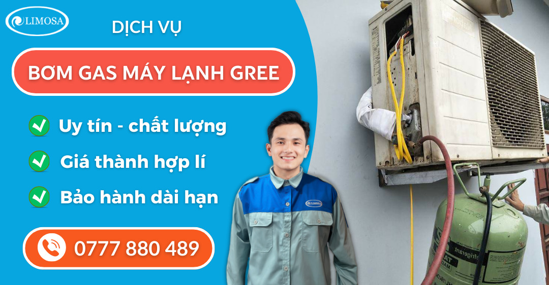 Bơm gas máy lạnh Gree suadienlanhlimosa