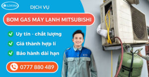 Bơm gas máy lạnh Mitsubishi suadienlanhlimosa