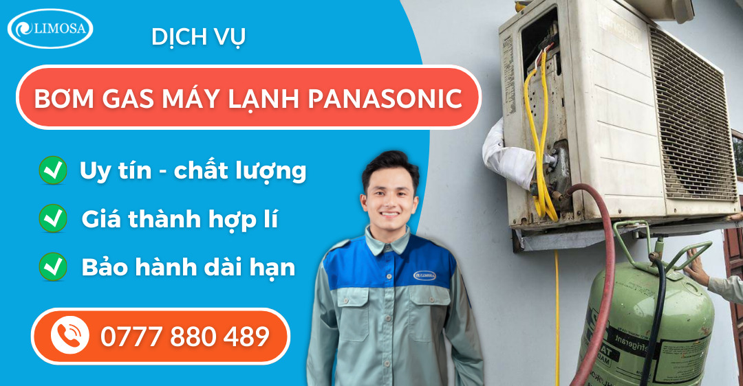 Bơm gas máy lạnh Panasonic suadienlanhlimosa