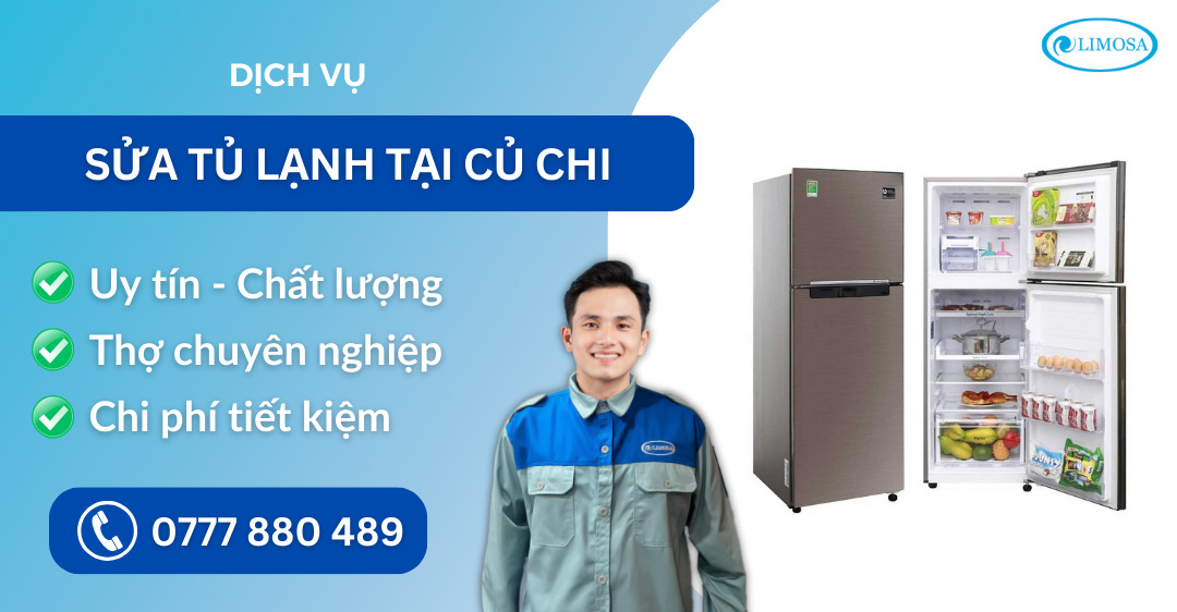 Sửa tủ lạnh tại Củ Chi suadienlanhlimosa