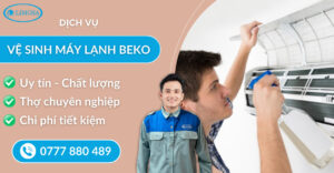 Vệ sinh máy lạnh Beko suadienlanhlimosa