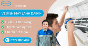 Vệ sinh máy lạnh Daikin suadienlanhlimosa