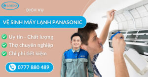 Vệ sinh máy lạnh Panasonic suadienlanhlimosa