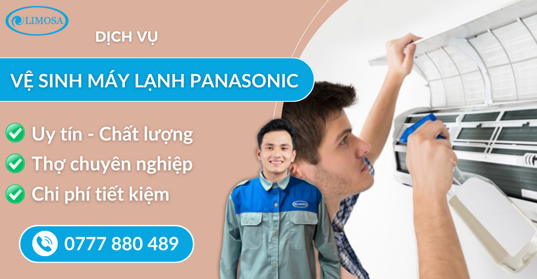 Vệ sinh máy lạnh Panasonic suadienlanhlimosa