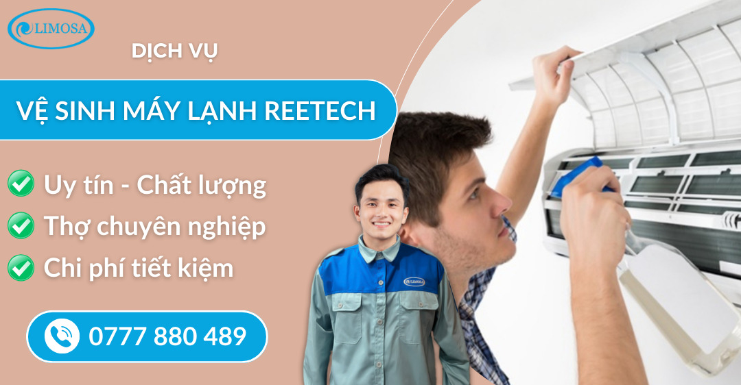 Vệ sinh máy lạnh Reetech suadienlanhlimosa