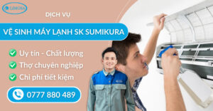 Vệ sinh máy lạnh SK Sumikura suadienlanhlimosa