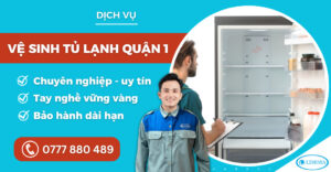 Vệ sinh tủ lạnh quận 1 suadienlanhlimosa