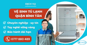 Vệ sinh tủ lạnh quận Bình Tân suadienlanhlimosa