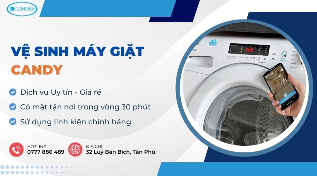 Dịch Vụ Vệ Sinh Máy Giặt Candy Giá Rẻ, Uy Tín Tại Nhà vệ sinh máy giặt Candy