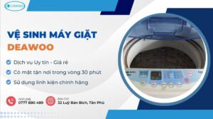 vệ sinh máy giặt Daewoo