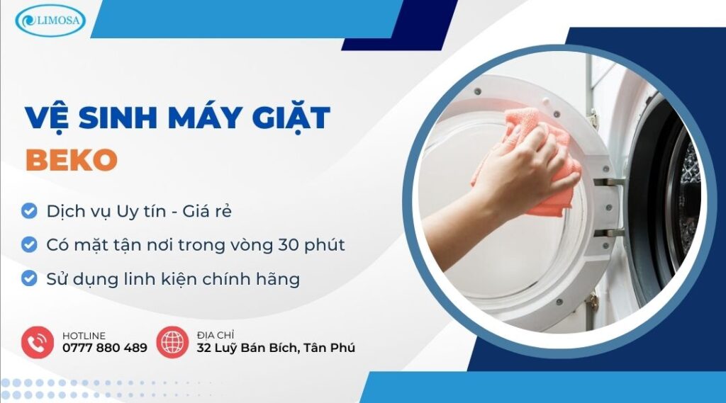 Vệ Sinh Máy Giặt Beko Tại Nhà - Dịch Vụ Giá Rẻ, Chất Lượng