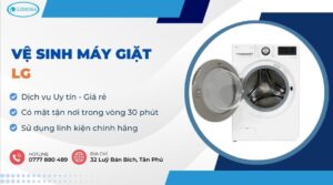 vệ sinh máy giặt Lg